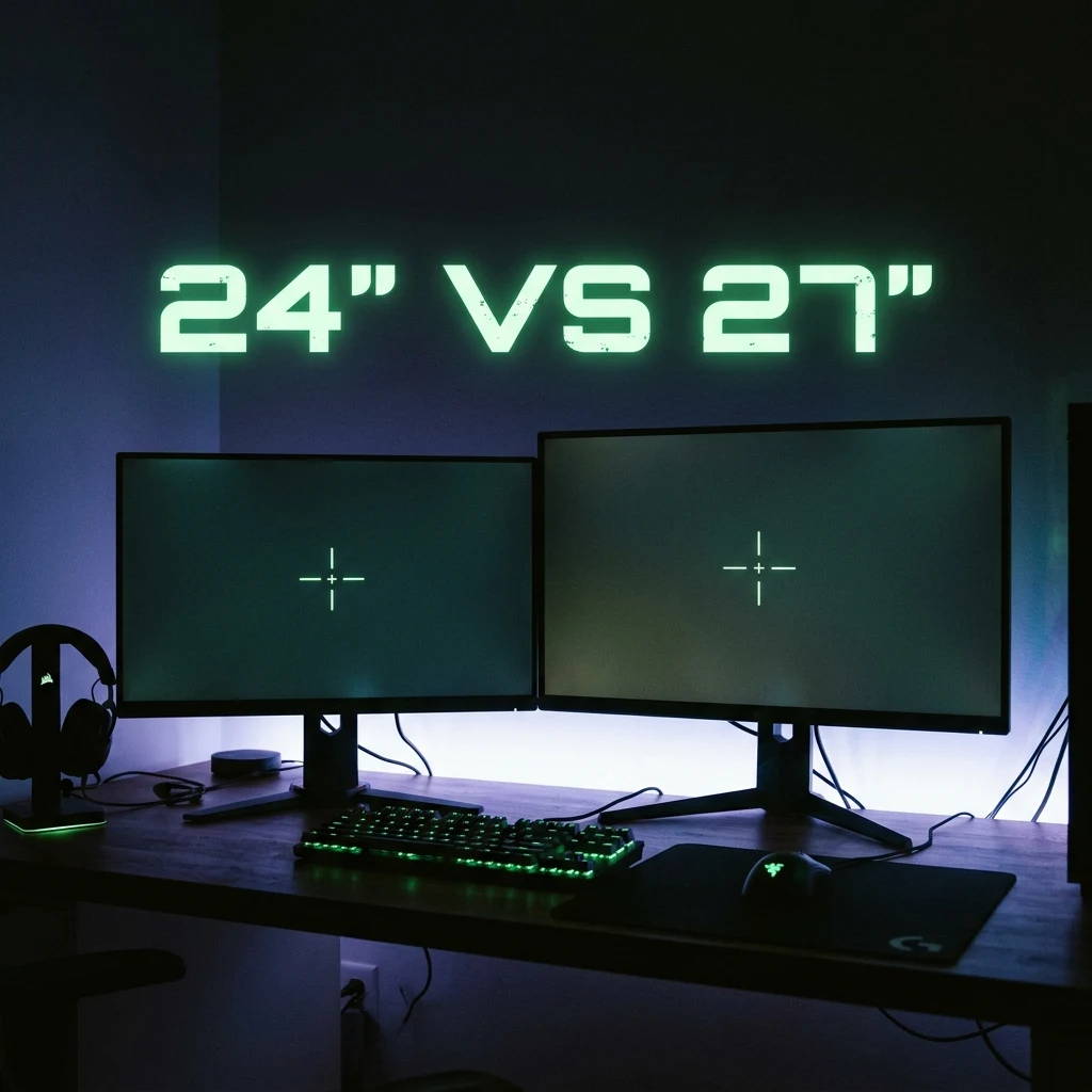 24-inch vs. 27-inch Monitor for Competitive FPS: Which Is Better for Aim?