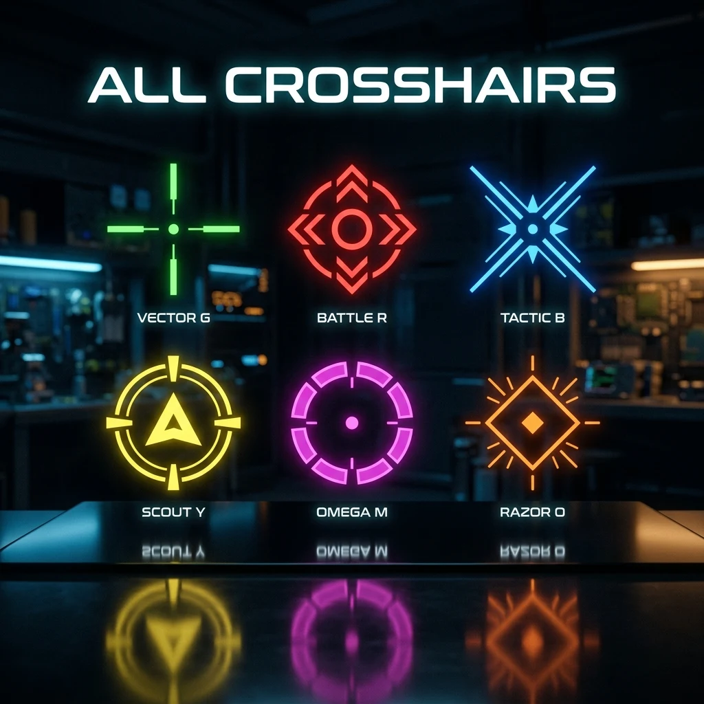 Crosshair Generator & Database — All Games Hub
