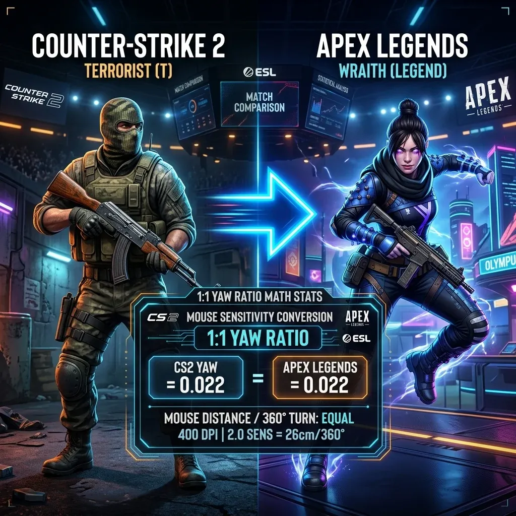 CS2 to Apex Legends Sensitivity Guide