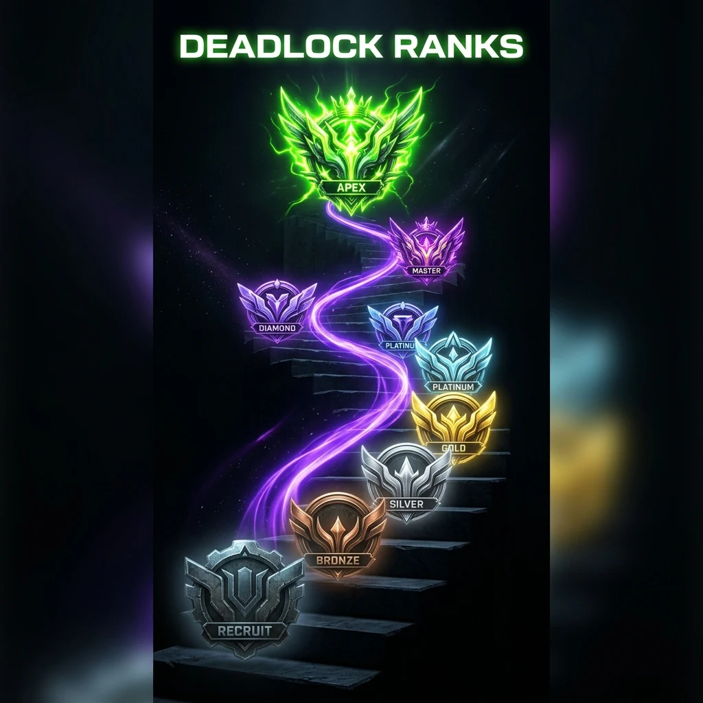 Deadlock Ranks Explained — Full Tier List