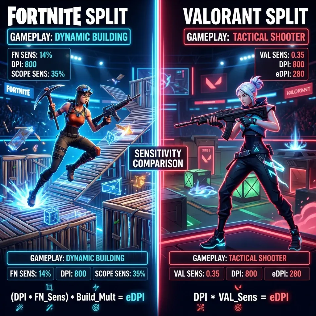 Fortnite to Valorant Sensitivity Conversion