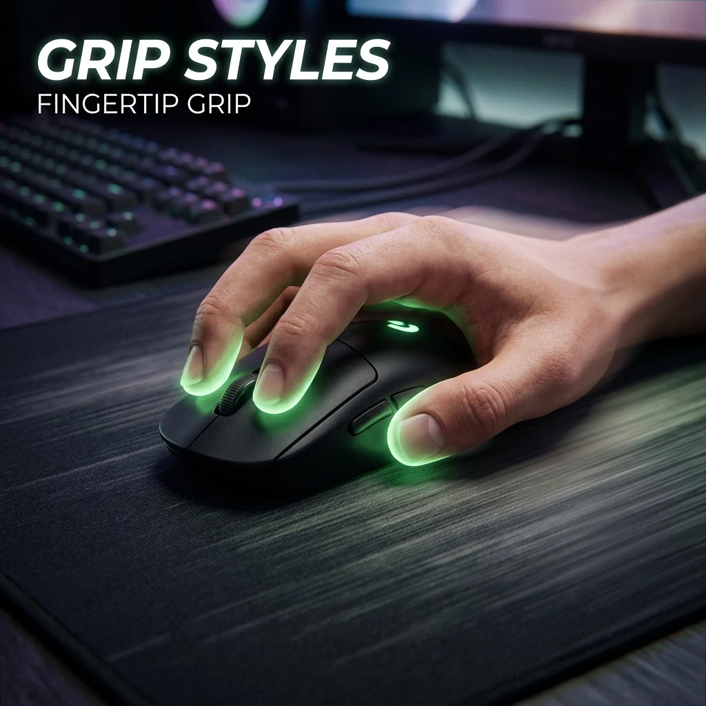 Mouse Grip Styles Explained: Palm vs. Claw vs. Fingertip (2026)