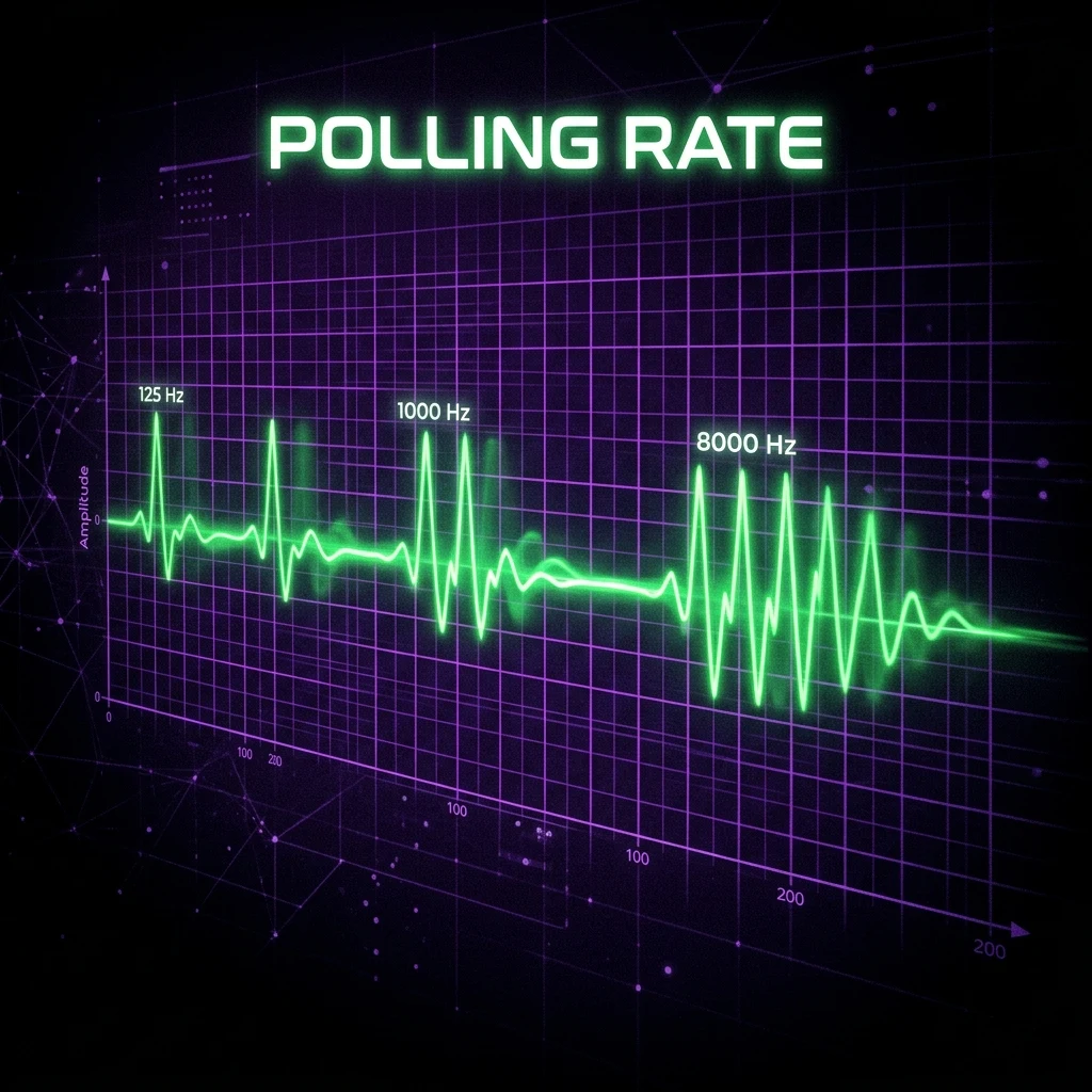 Mouse Polling Rate Explained: 125Hz vs 1000Hz vs 8000Hz